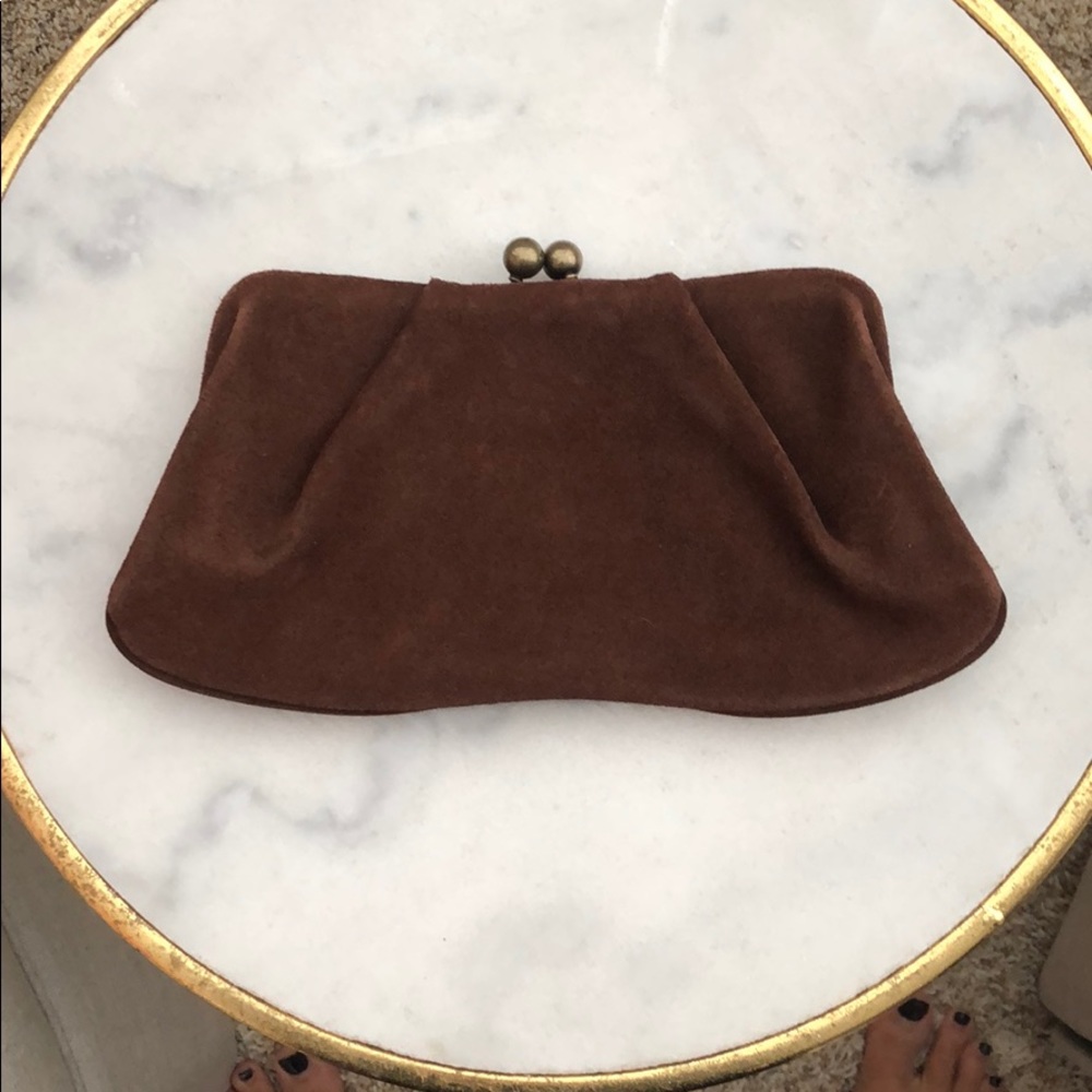 Suede Clutch from ABS